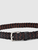 Canvas Woven Leather Belt