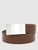 Light Brown Leather Reversible Belt