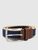 Fabric Leather Woven Belt